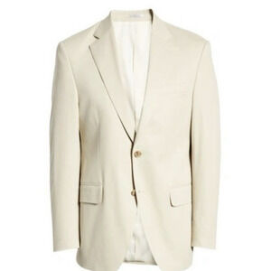 Peter Millar Blazer Cotton Silk Stretch Sport Coat 46T Luxury